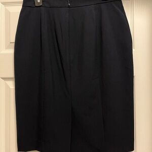 Ann Taylor Curvy Fit Navy Blue Women's Pencil Skirt